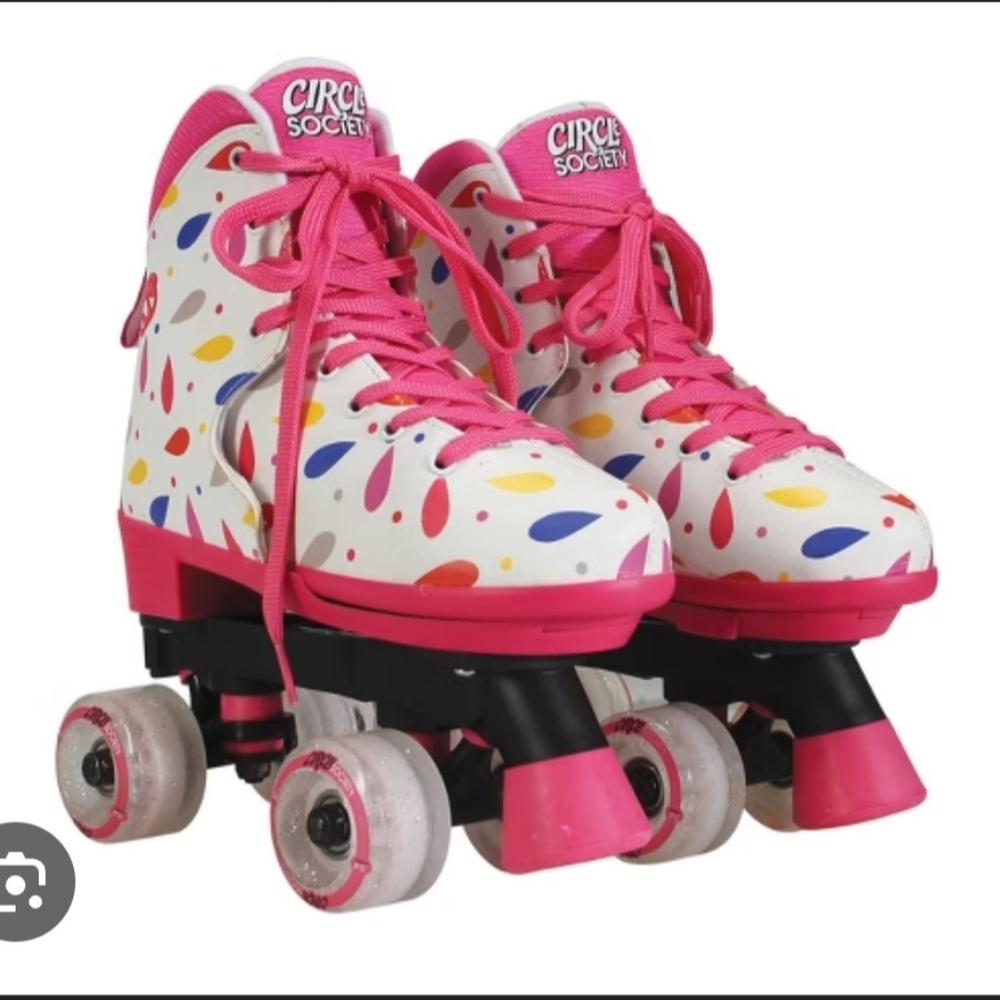 Circle Society Retro Confetti Adjustable Skates